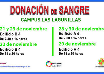 Donación de sangre Campus las Lagunillas