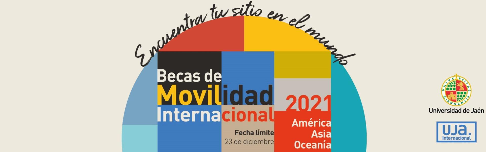 Becas del Plan Propio de Movilidad Internacional de la UJA a América, Asia, Europa (no Erasmus) y Oceanía​ 2022/2023 - grado