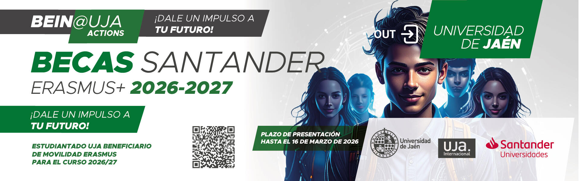 Becas Santander Erasmus+ 2026/2027