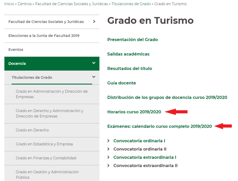 horarios 2