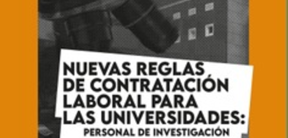 Nuevas reglas de contratación laboral para las universidades: personal de investigación y docente e investigador