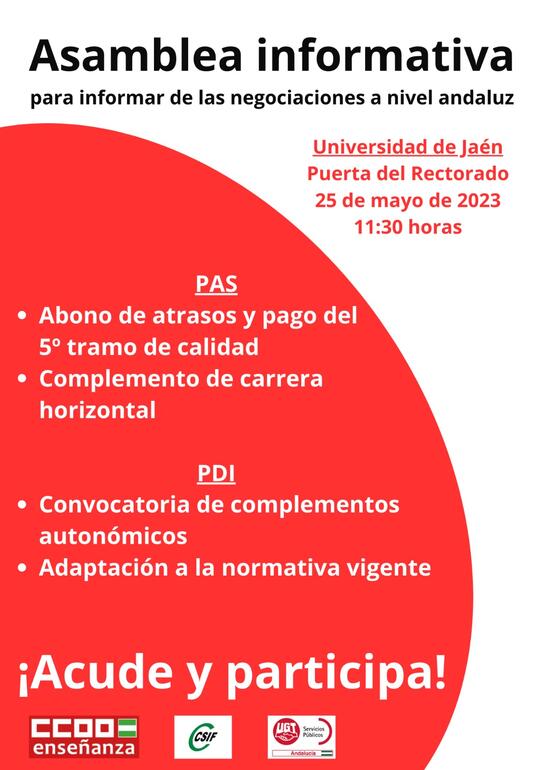 Cartel Asamblea Jaén
