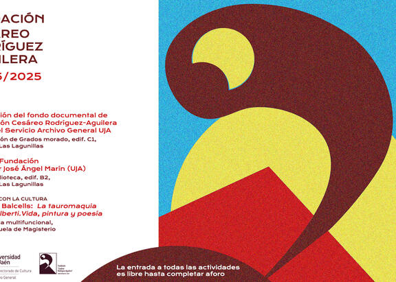 cartel de la presentación del fondo documental de Cesáreo Rodríguez-Aguilera