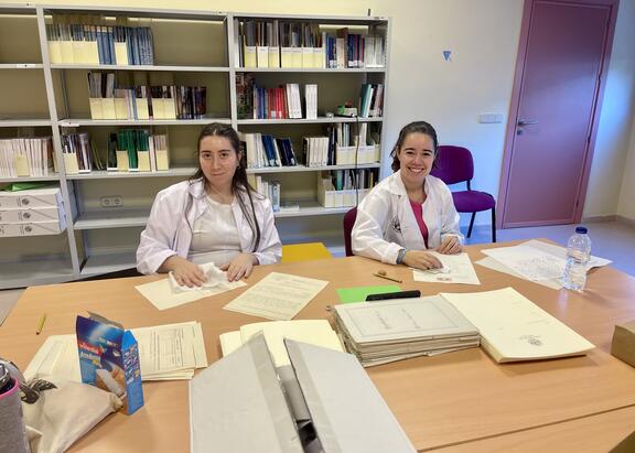 Imagen de las becarias ICARO