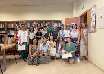 foto de familia de la entrega de premios VI ed. Quiz Game Semana Internacional de los Archivos 2023