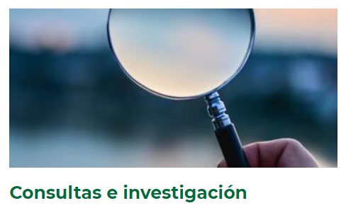 consultas e investigación