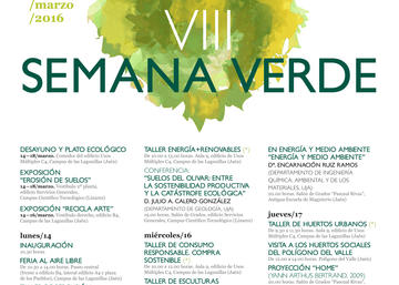 Cartel VIII Semana Verde