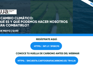 Imagen CArtel Webinar El cambio climático