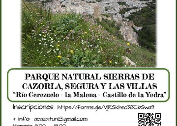 Cartel Informativo Visita Parque Natural Cazorla