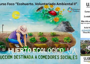 Cartel Curso FoCo "Ecohuerto. Voluntariado Ambiental II"