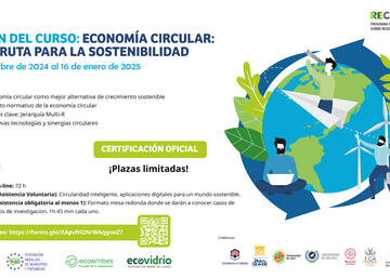 Cartel del curso de Economía Circular