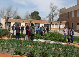 Visita al huerto UJA