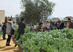 Visita al huerto UJA