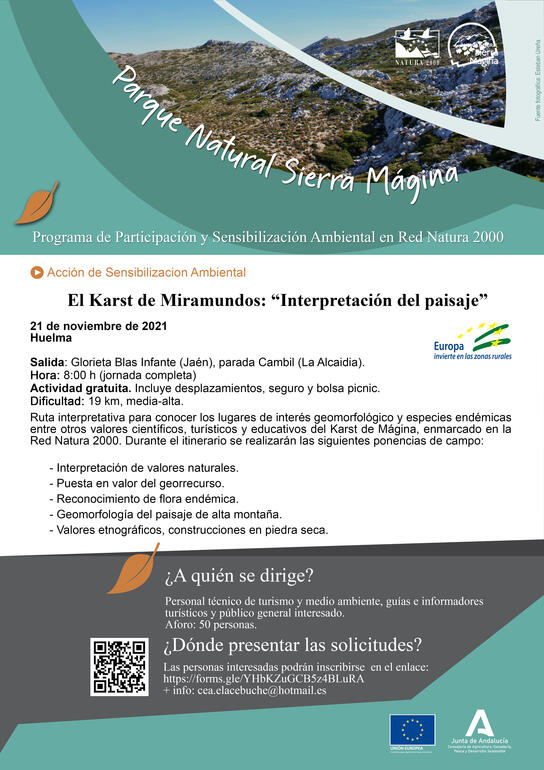 Cartel Karst de Miramundos