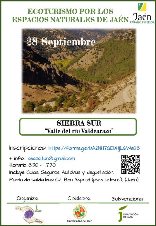 Cartel Sierra Sur Río Valdearazo