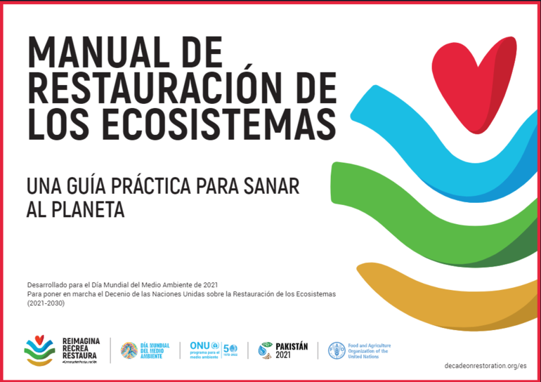 Imagen Carátula del Manual y acceso al Manual de Restauración de sistemas de la ONU