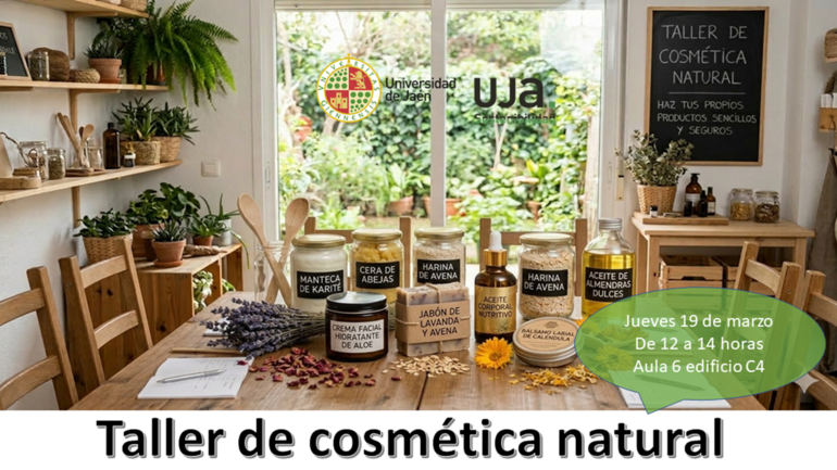 Cartel de cosmética natural
