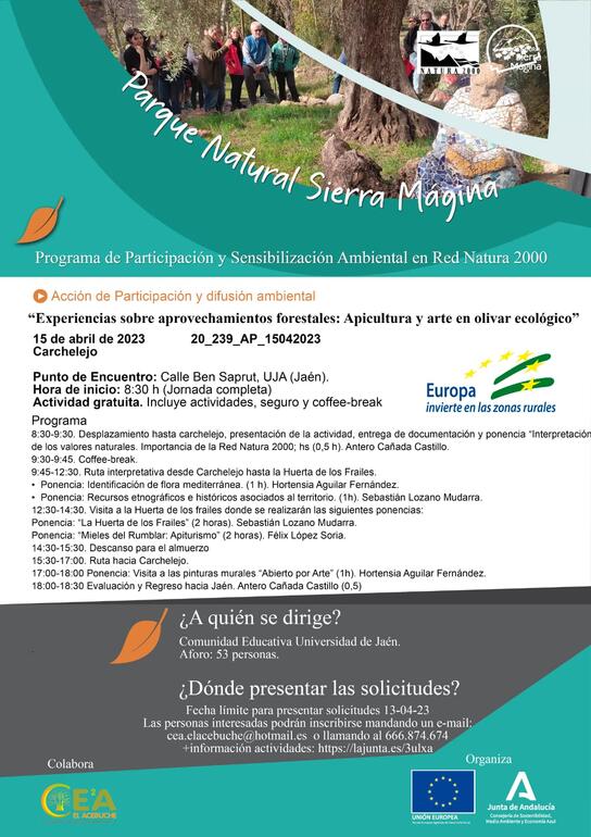 Imagen cartel visita a Huerta de Frailes