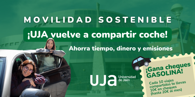 Cartel Ahorra Compartiendo Coche