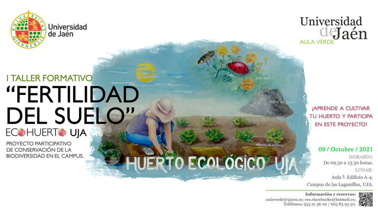 Cartel I taller formativo "La fertilidad del suelo"
