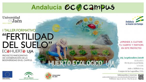 Imagen Cartel 1ª Sesión formativa Ecohuerto "La Fertilidad del Suelo"