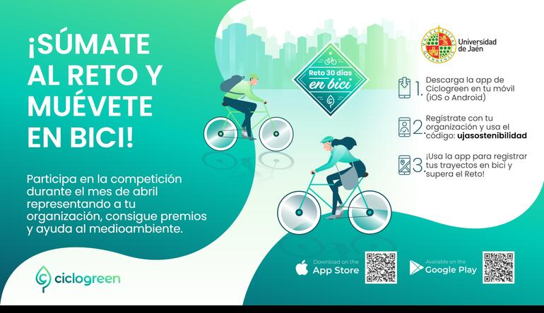 Pantalla reto 30 días en bici