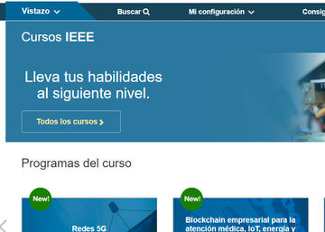 web de formación en línea de IEEE