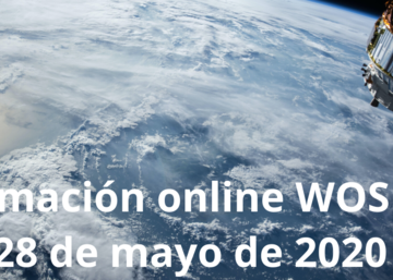 imagen del espacio con el texto Jornadas Extraordinarias de Formación WoS.