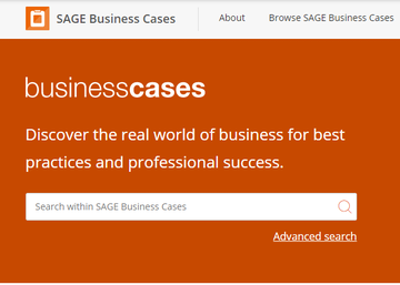 Nuevo recurso: SAGE BUSINESS CASES Servicio de Biblioteca Nuevo recurso: SAGE BUSINESS CASES Servicio de Biblioteca