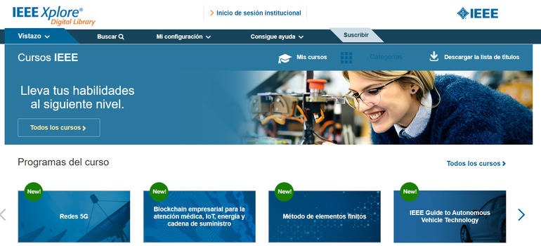 web de formación en línea de IEEE