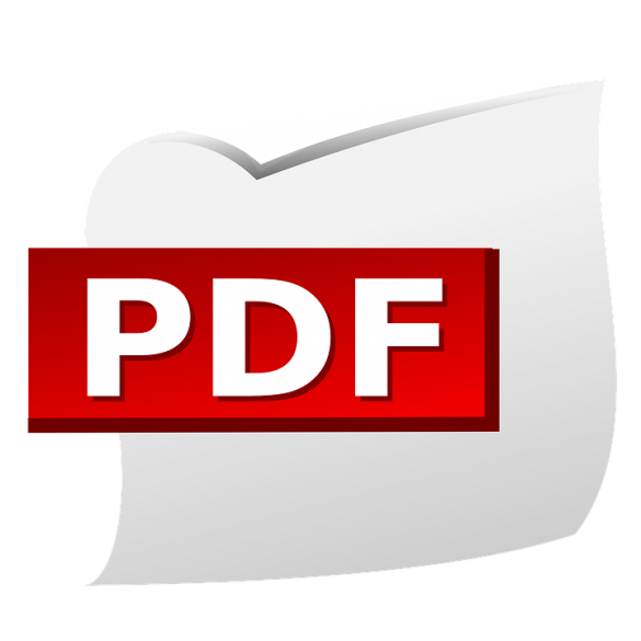 Símbolo para identificar descarga de PDF de la información de la página.