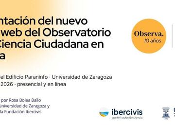 Presentación oficial del nuevo portal web del Observatorio de la Ciencia Ciudadana en España