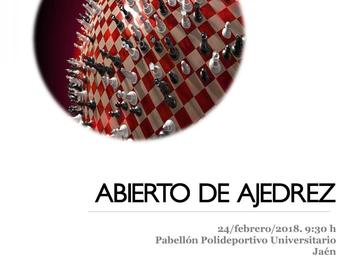 Cartel Abierto UJA de Ajedrez 2018