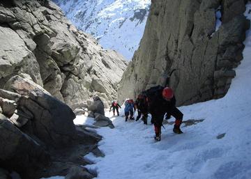 Montañismo invernal en la UJA