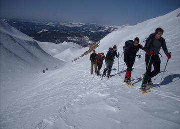 Raquetas de nieve en la UJA