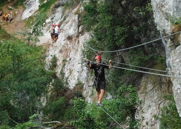 actividad de vías ferrata en la UJA