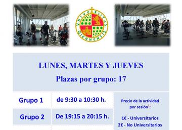 Cartel ciclo indoor junio - Linares