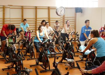Ciclo indoor en la UJA