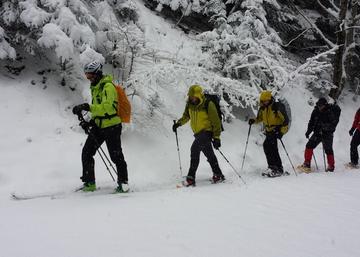 Raquetas de nieve en la Universidad de Jaén