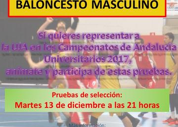 Pruebas de selección para CAU Baloncesto masculino