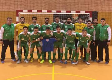 Equipo de la UJA de fútbol sala