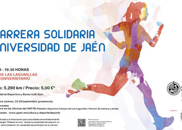 Cartel Carrera Solidaria Universidad de Jaén