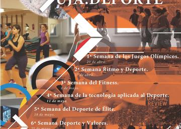 Cartel Semanas Temáticas UJA.Deporte