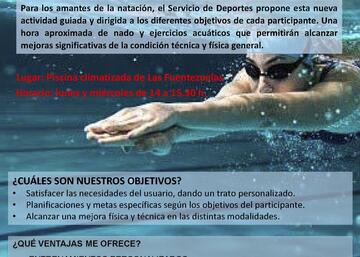 Cartel Grupo de Entrenamiento Universitario de Natación