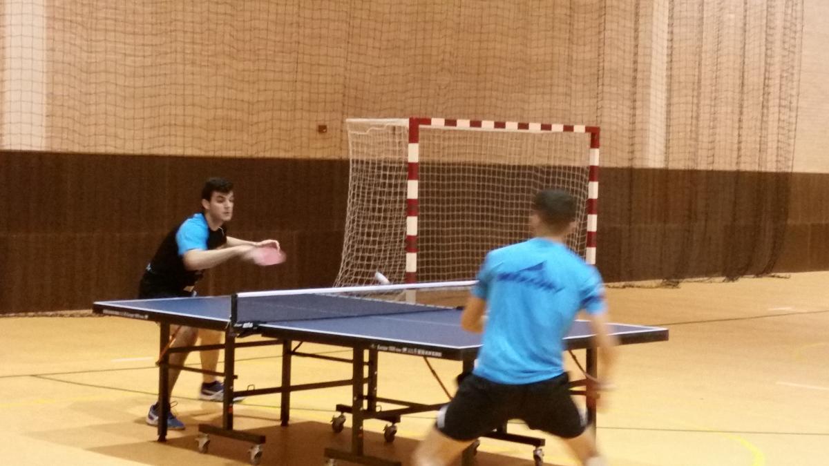Cabecera Competiciones, Imagen de encuentro de Tenis de Mesa