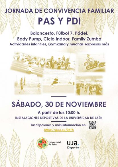 Cartel Jornada de Convivencia Familiar PAS y PDI