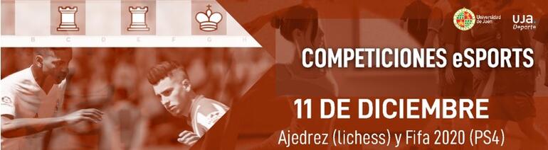 Cartel Competiciones eSports UJA