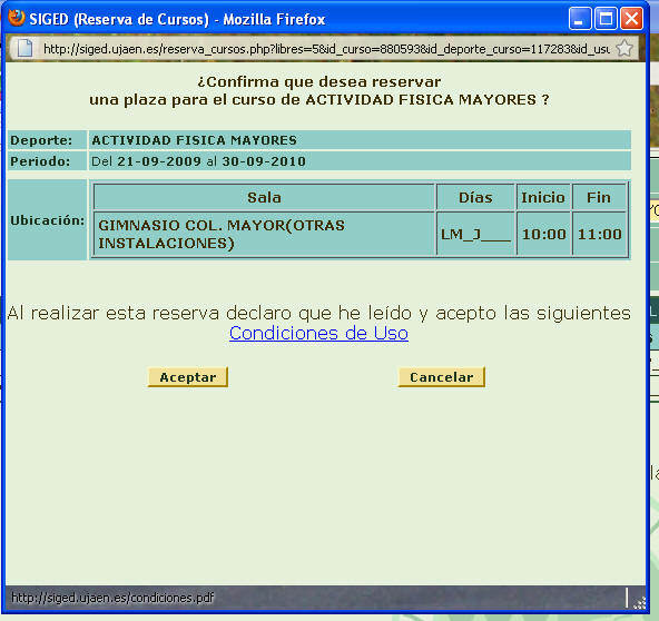 Proceso de reserva de instalaciones no universitarios paso 4