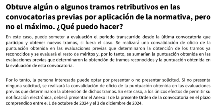 Menos de cinco tramos