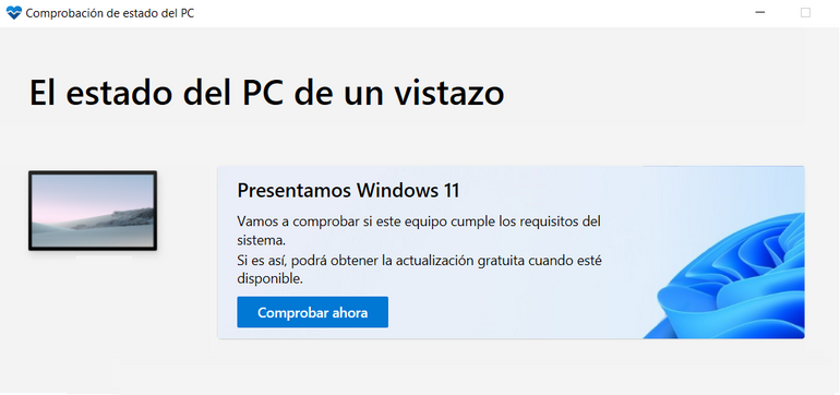 Comprobar estado del PC